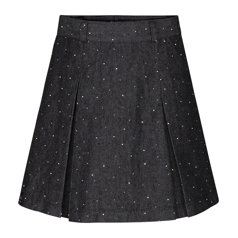 KIEstone winter rok meisjes - grijs - Els