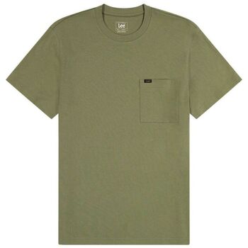 Lee T-shirt Korte Mouw  112364542 POCKET TEE-MERCANTILE GREEN