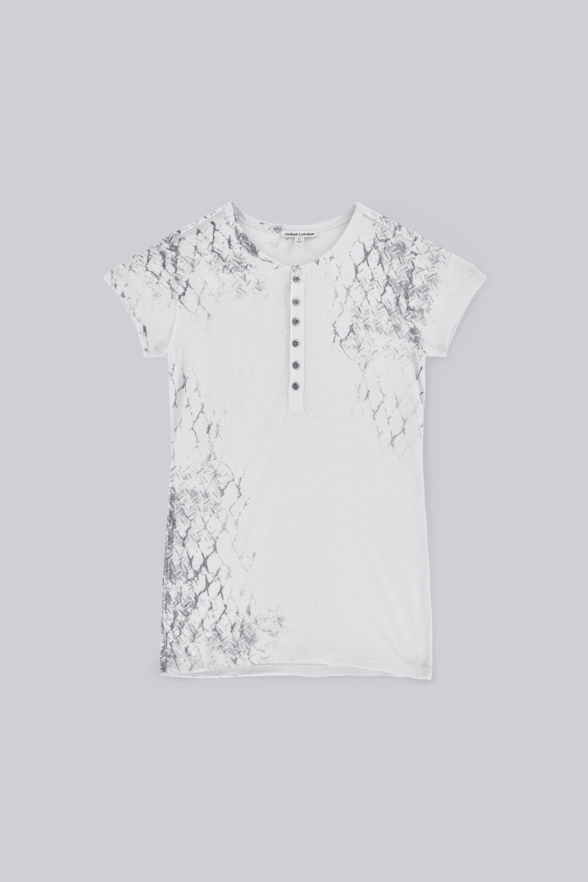 Jaded Man Spirit Button T-Shirt