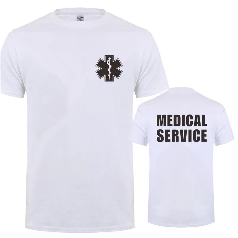 Baibao QIQI EMT Paramedicus Medische Hulpdiensten T-shirt Mannen Casual T-shirt Korte Mouw Mans Cool Tops XXS-6XL XXXL