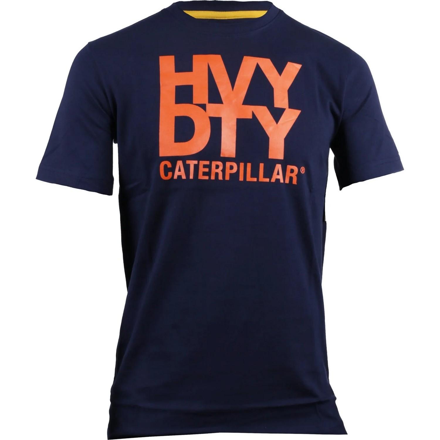 Caterpillar heren handelsmerk logo zwaar T-shirt XL