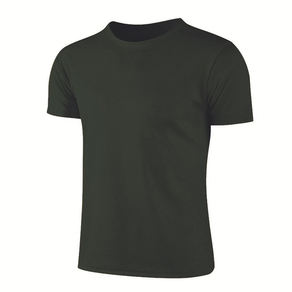 King Billion Summer Men's Quick Dry T-shirt Breathable Lightweight Sports Tees Round Neck Solid Color Short Sleeve Tops Cozy T-shirt L