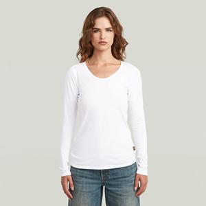 G-Star RAW Core Eyben Slim U T-Shirt - Wit - Dames