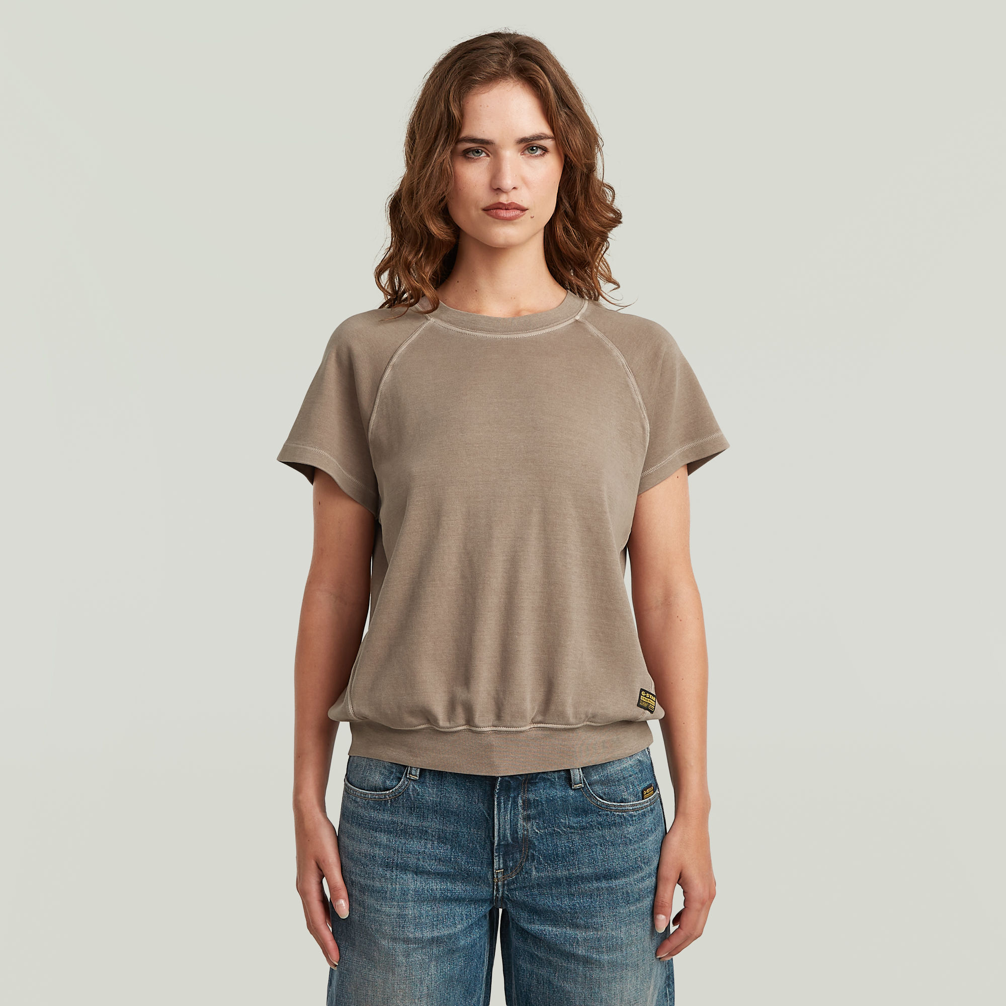 G-Star RAW Raglan T-shirt - Bruin - Dames