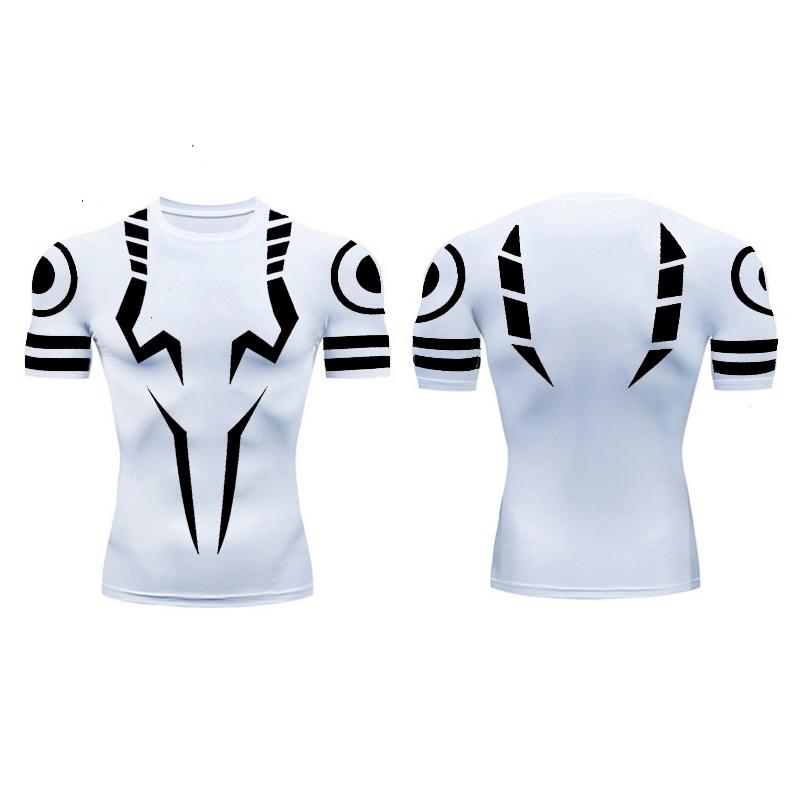 ETST WENDY 005 T-shirt voor heren Gym Grafische T-shirts Anime Jujutsu Kaisen 3D Print Compressie Fitness Ondershirt Tee Oversized Heren Kleding Top S