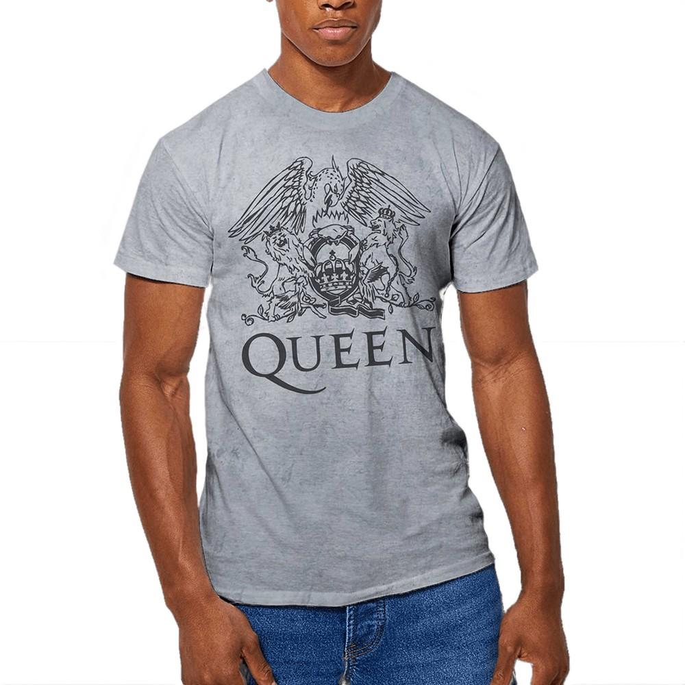Queen Koningin Unisex volwassen Crest T-shirt XXL wit