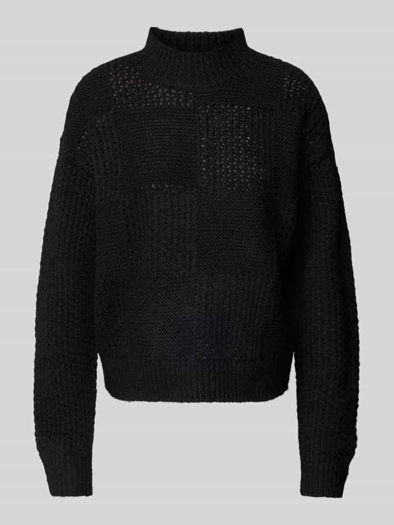 Vero Moda Gebreide trui VMMOON LS HIGHNECK PULLOVER GA BF