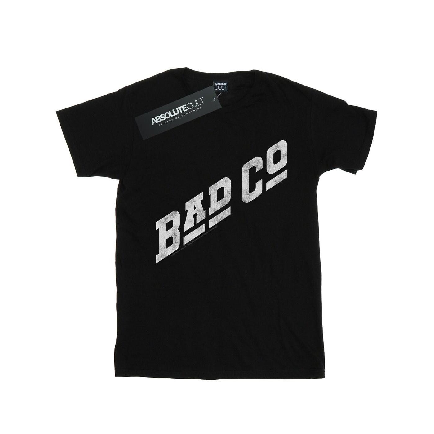 Pertemba FR - Apparel Bad Company Heren Distressed Logo T-shirt L zwart