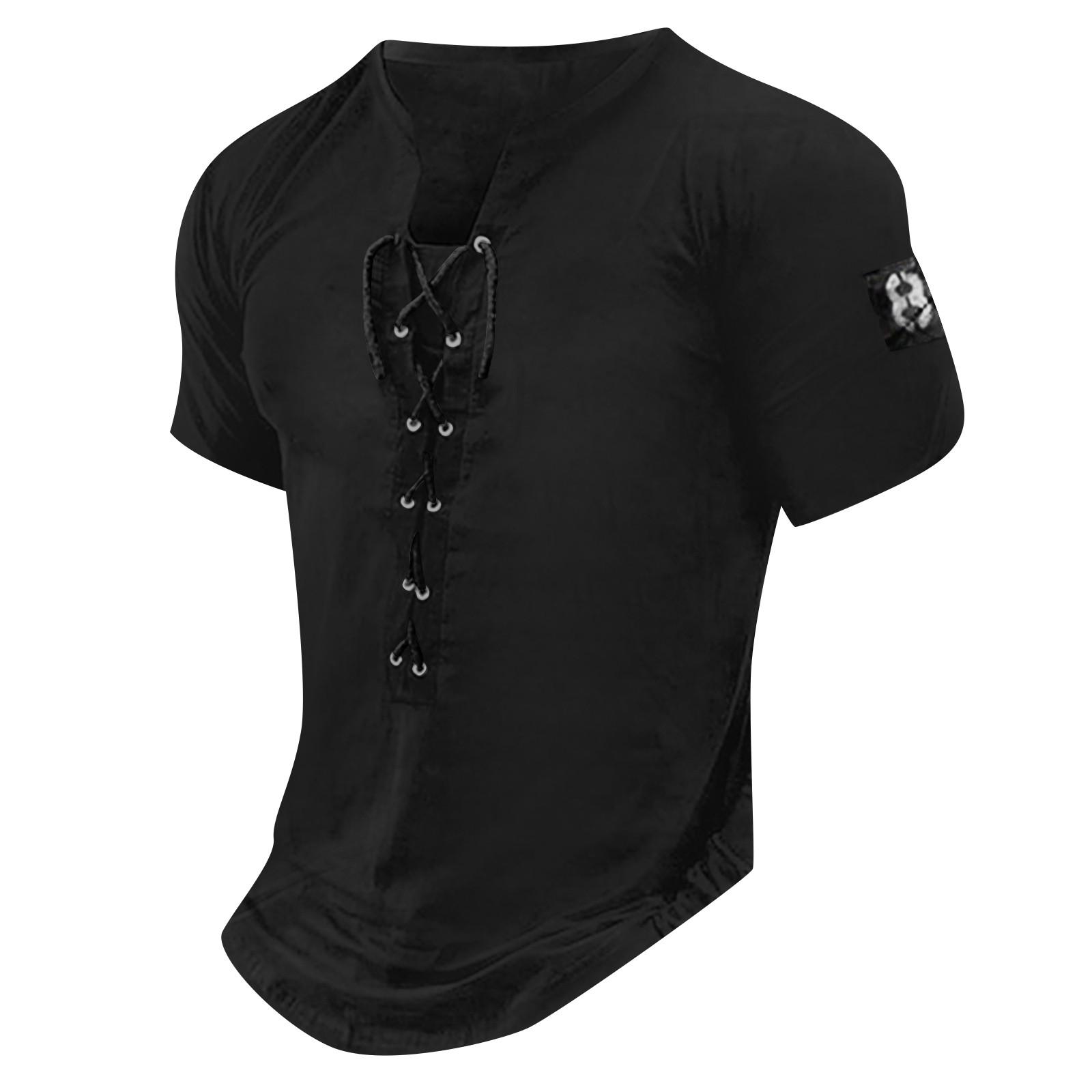 Tabajw Grafisch en geborduurd mode-T-shirt voor heren met korte mouwen, lente en zomer, bedrukt met korte mouwen XXXL