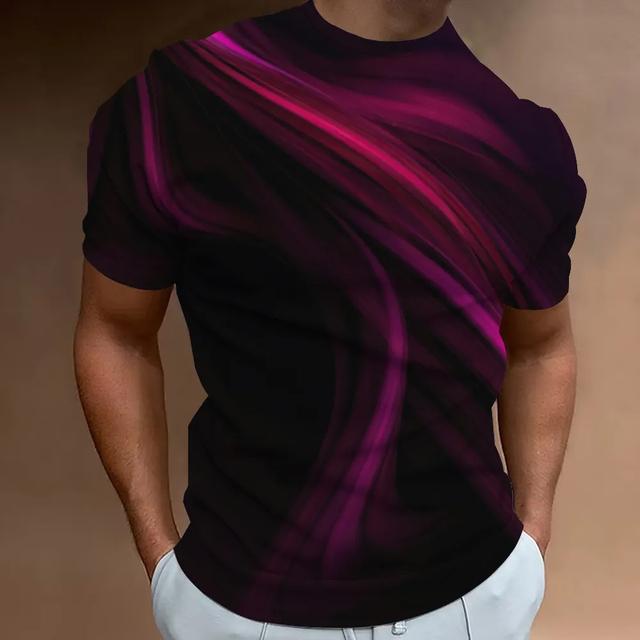 ETST 07 T-Shirts For Men Casual 3D Abstract Print Short Sleeve Tops Fashion O-neck Prints Graph Tees Y2k Oversized Men's Clothing Tshirt 3XL