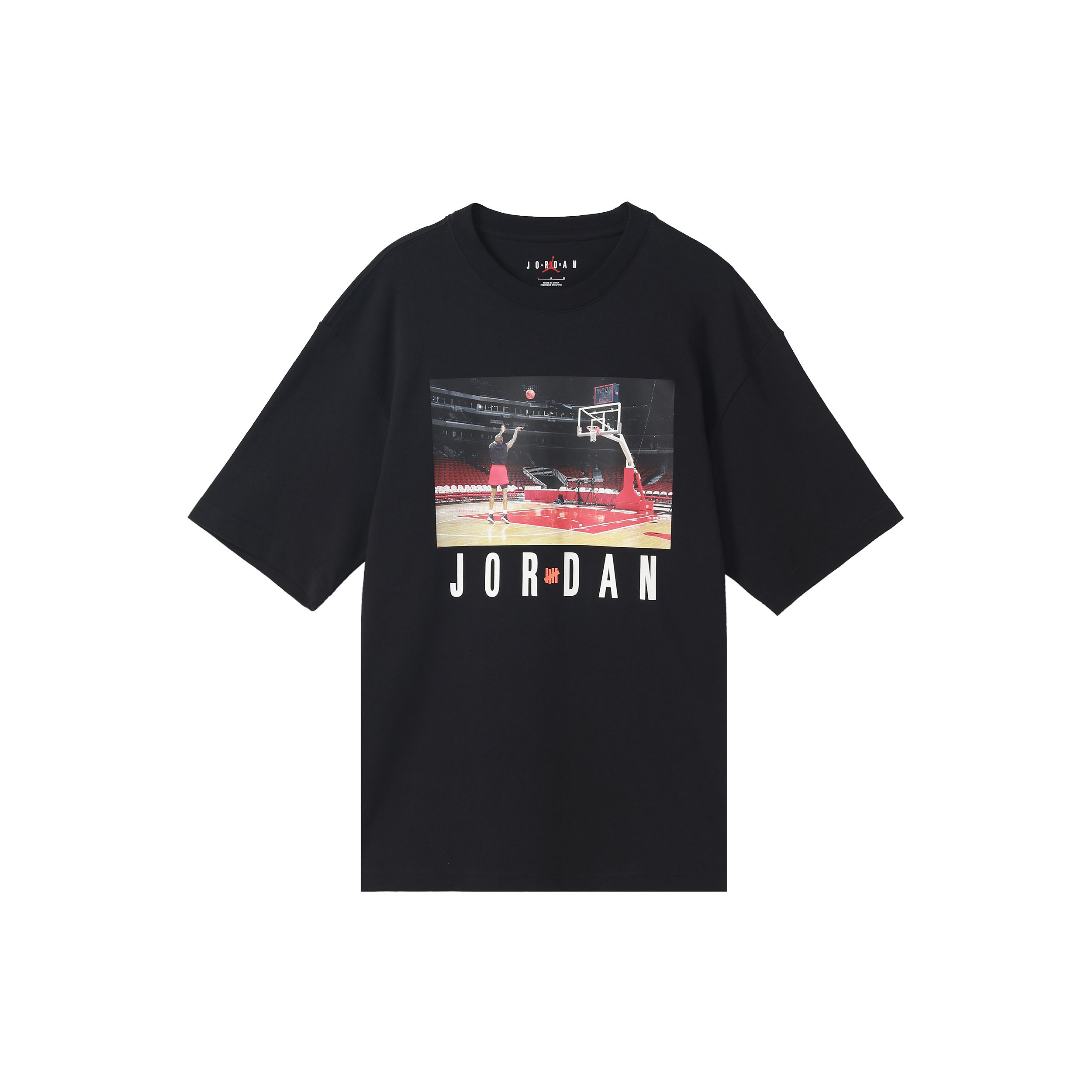 Jordan Brand x Undefeated Undefeated X Air  Capsule Collection Character Print Crew Neck T-shirt Heren Tops Zwart DX6030-010 S