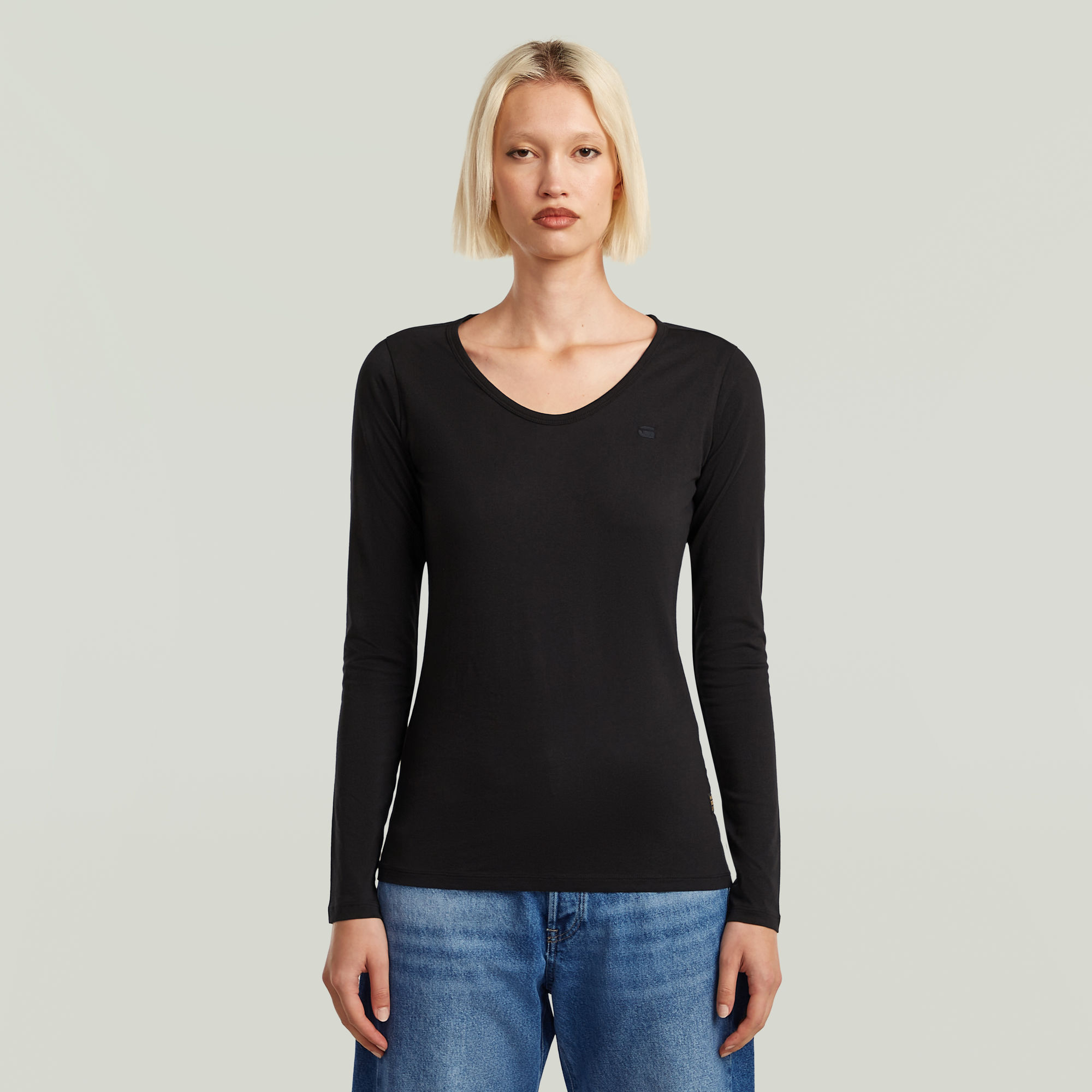 G-Star RAW Core Eyben Slim U T-Shirt - Zwart - Dames