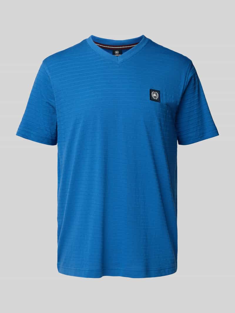 Lerros T-shirt  heren T-shirt met V-hals