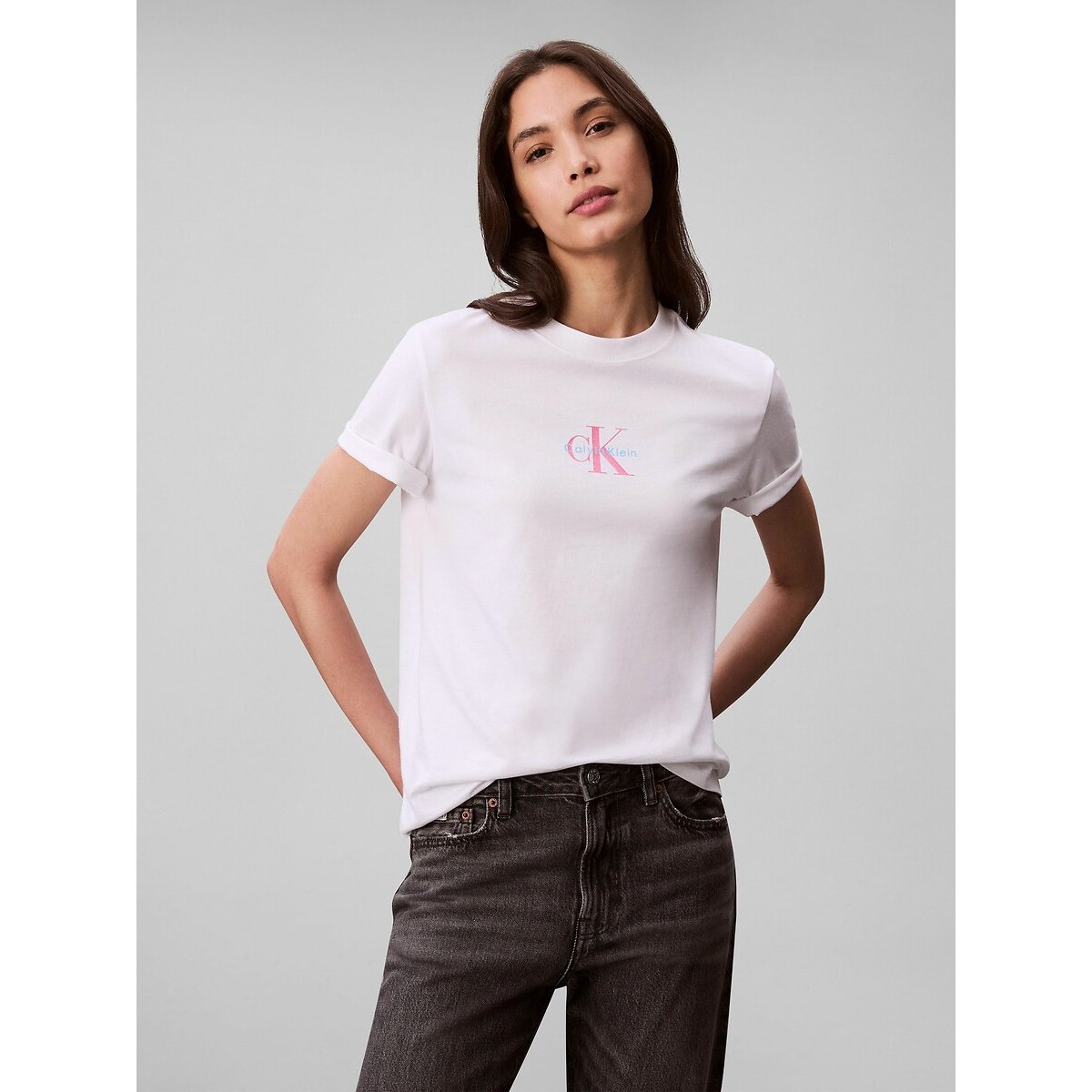 Calvin Klein Shirt met korte mouwen SS 20s CLASSIC LOGO TEE