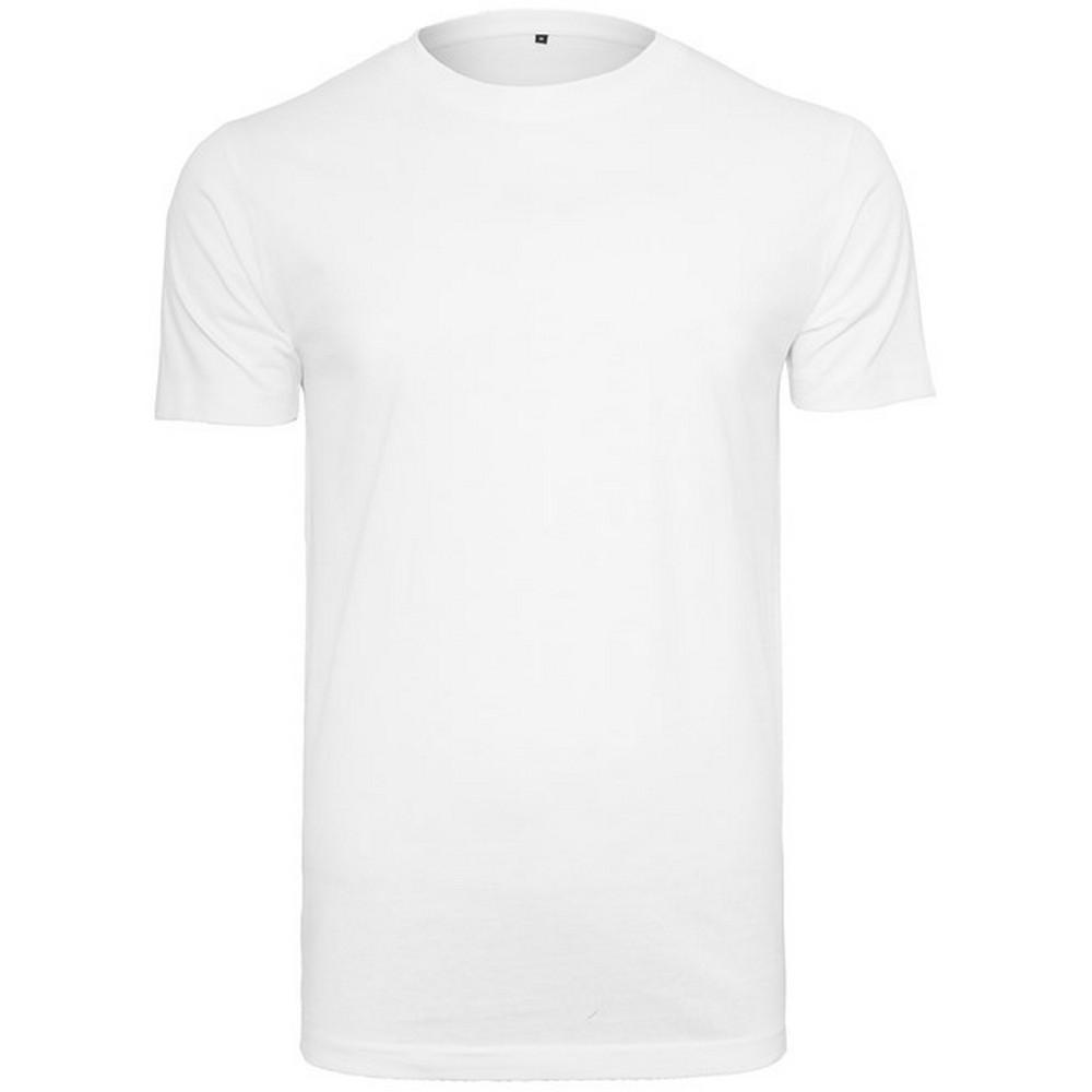 Build Your Brand Heren biologisch T-shirt met ronde hals S