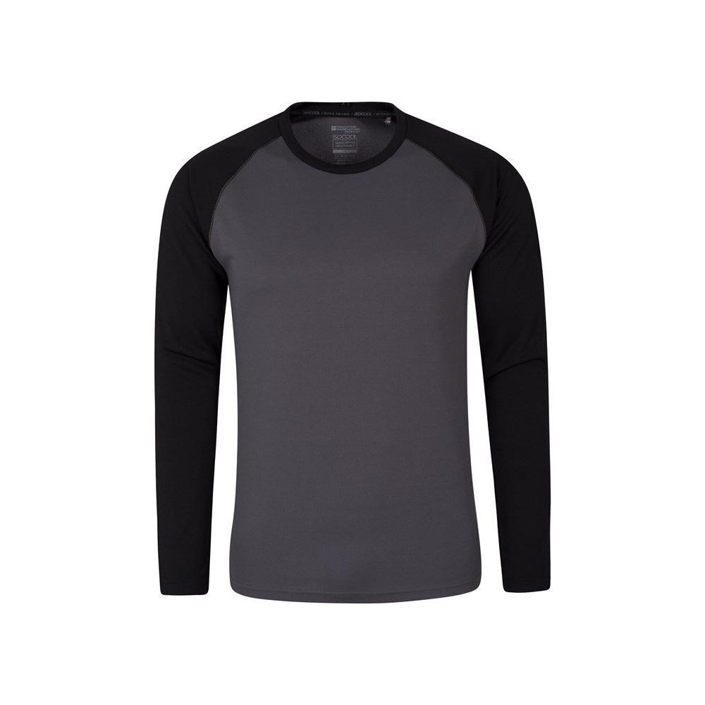 Pertemba FR - Apparel Mountain Warehouse Heren Endurance T-shirt met lange mouwen XXS zwart