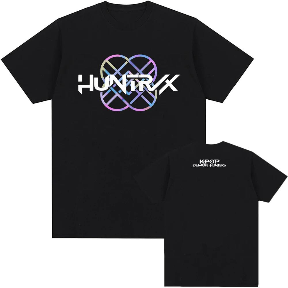 Trendy discount 2025 Film KPop Demonenjagers T-shirts Zomer Katoen Losse Heren T-shirt Unisex Streetwear Hip Hop Mode Casual T-shirt Heren T-shirts XS