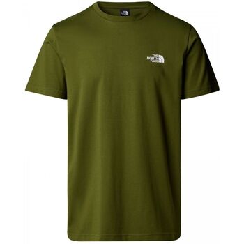 The North Face T-shirt Korte Mouw  NF0A87NG M SS SIMPLE DOME-BRI1 WOODLAND