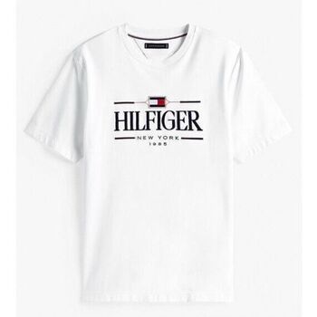 Tommy Hilfiger T-shirt Korte Mouw  MW0MW39585 ICON-YBR WHITE