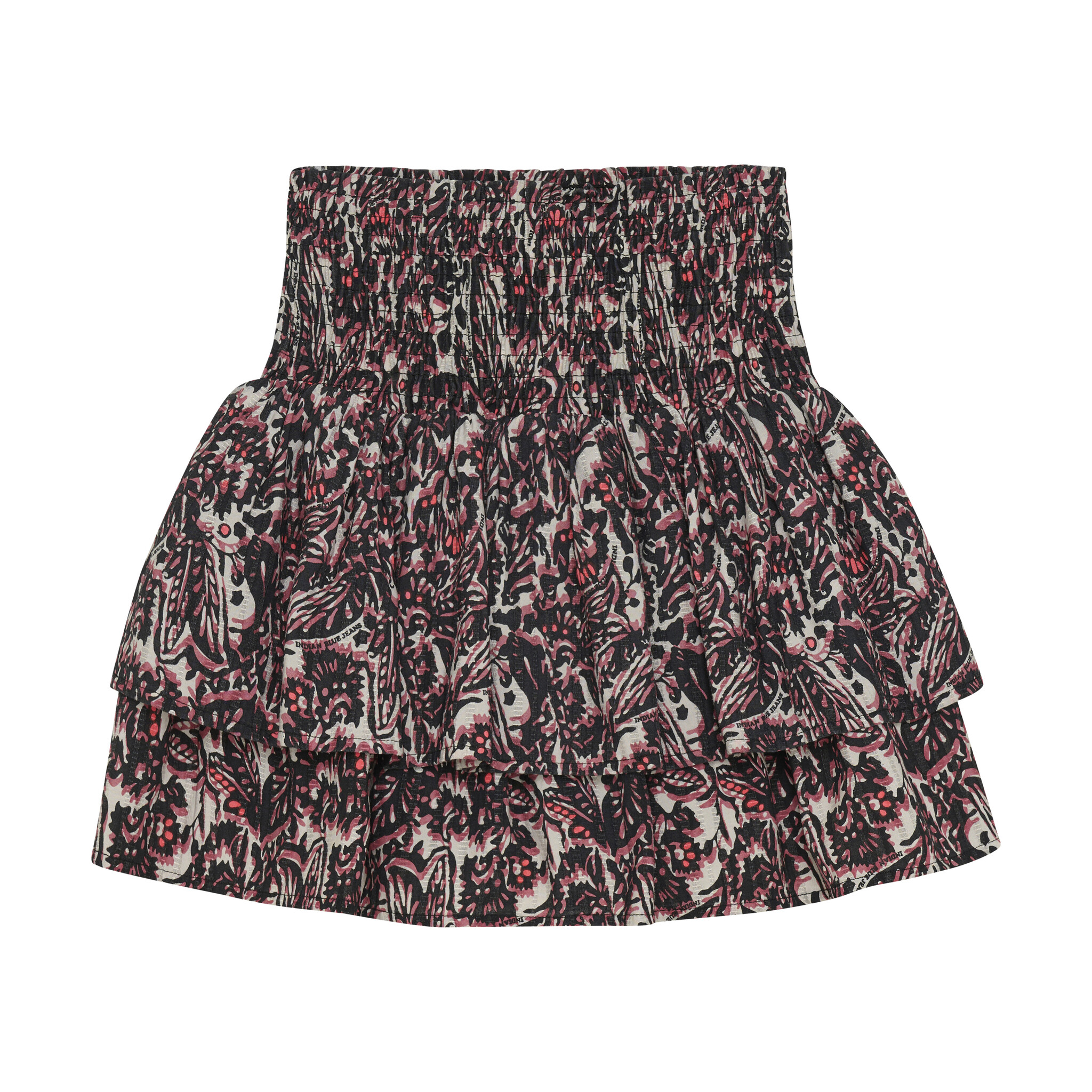 Indian Blue Jeans Winter rok meisjes - zwart - AOP