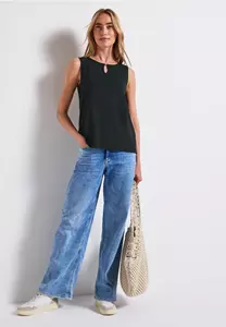 STREET ONE Shirttop met uitsparing