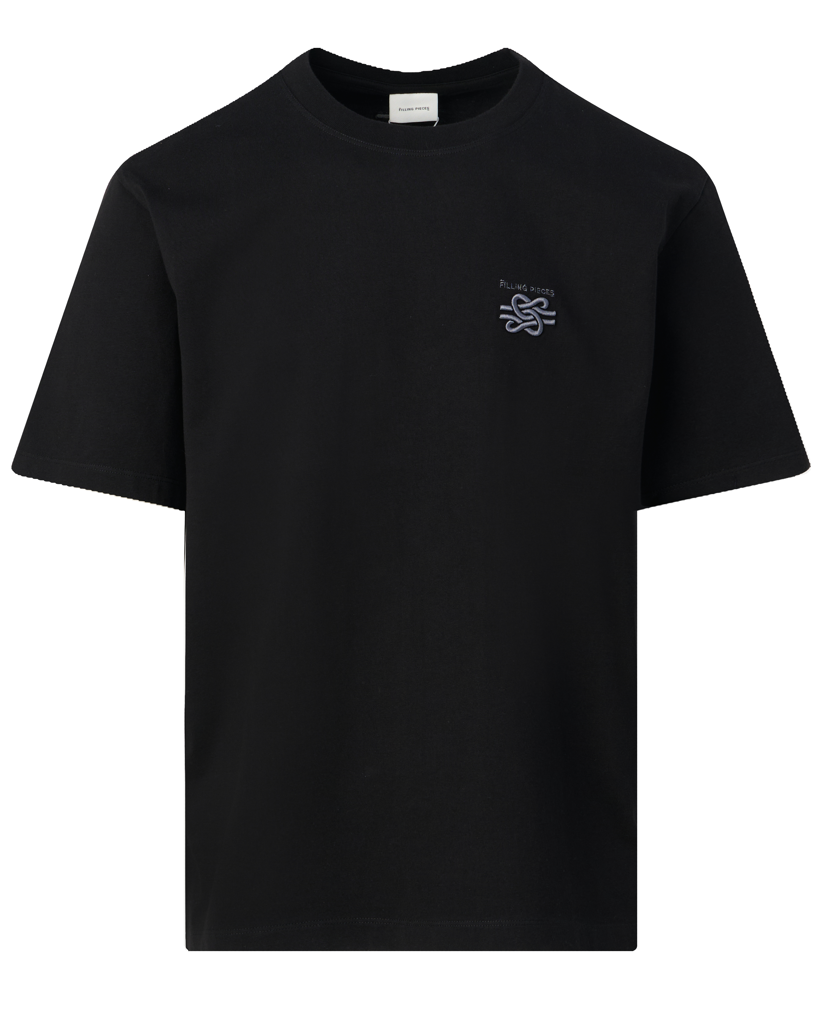 Filling Pieces Embroidered knot t-shirt short slee