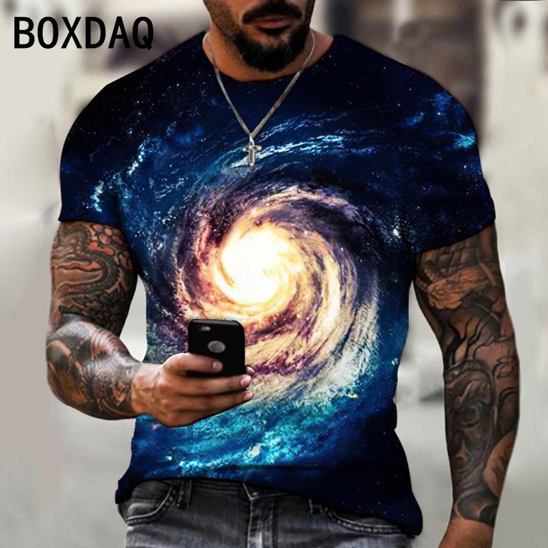 ETST WENDY 05 3D Psychedelische Grafische Print T-shirt Grote Maat Heren Korte Mouw Casual Tops Visueel Feest Abstracte Creativiteit Kunst Print T-shirt L