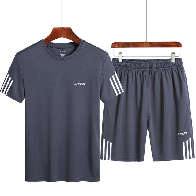 Jianchi Mall GG Plus Size M ~ 6xl, 7xl, 8xl, 9xl Tops & Tees Shirts Casual T-shirt Mannen Sneldrogende T-shirt sportpak T-shirt Mannen Trainingspakken XXXXL