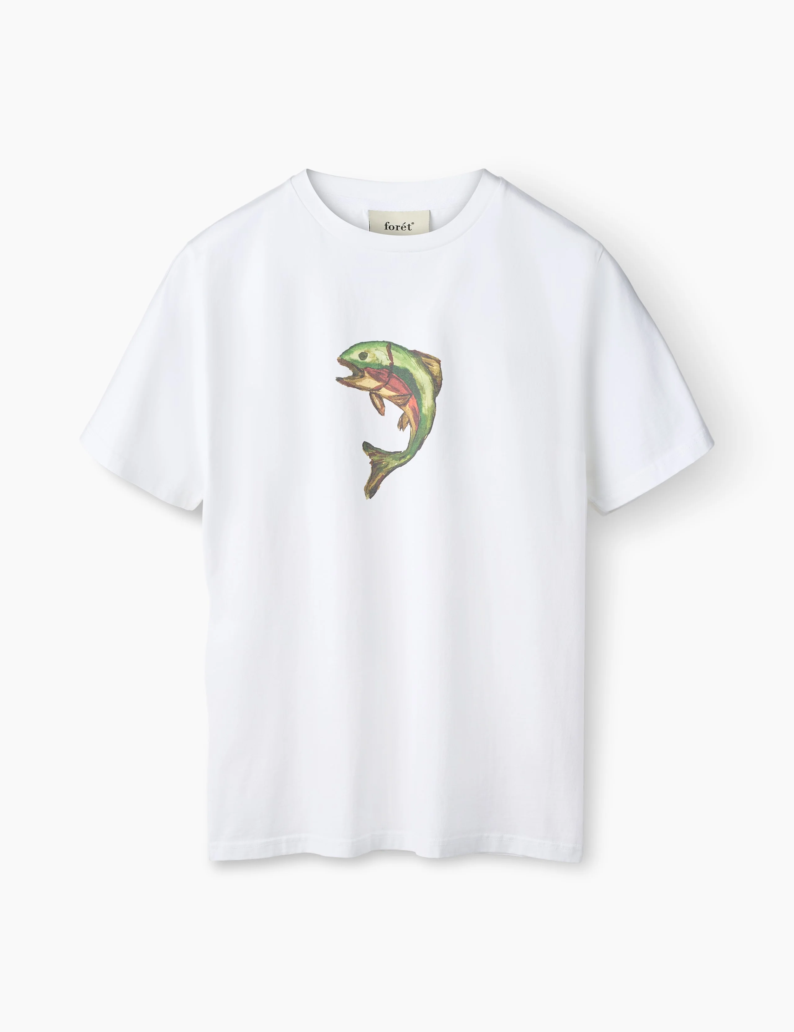 Foret catch t-shirt f7003 white