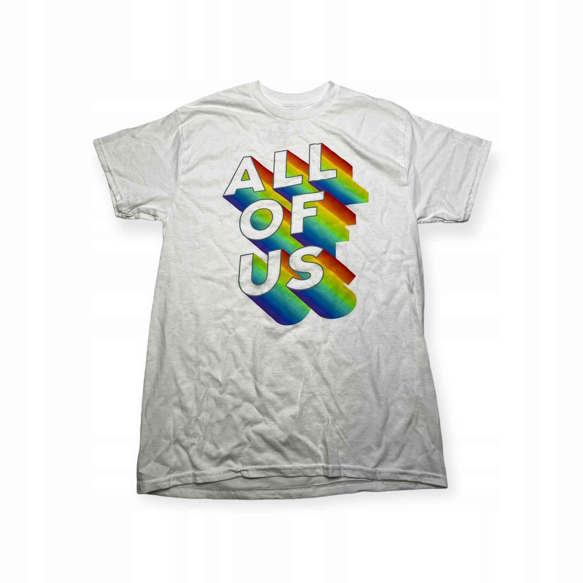 Outletup-clothes Koszulka T-shirt męski okrągły dekolt SPENCER'S nadruk XL