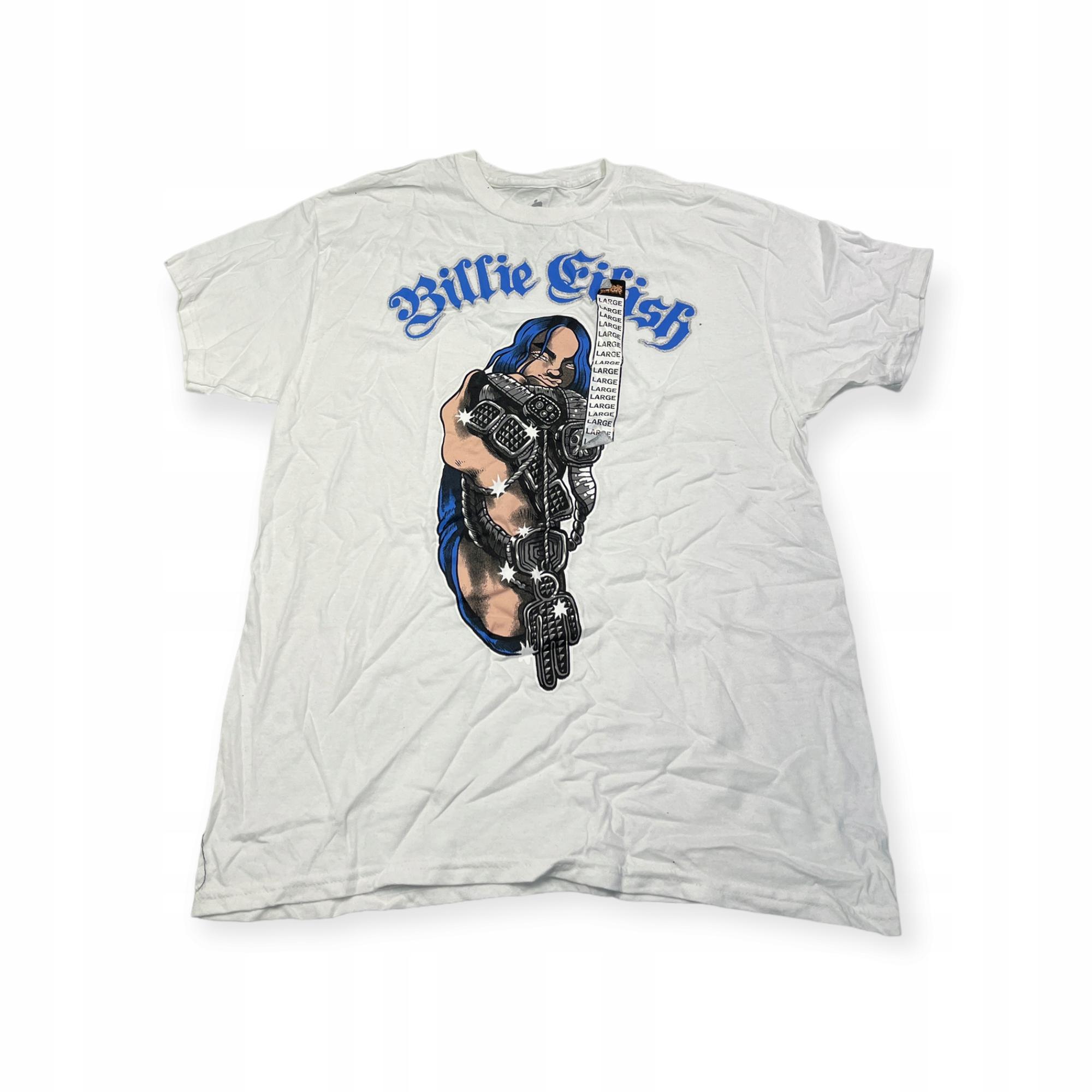 Outletup-clothes Koszulka T-shirt męski okrągły dekolt SPENCER'S BILLIEEIUSH L