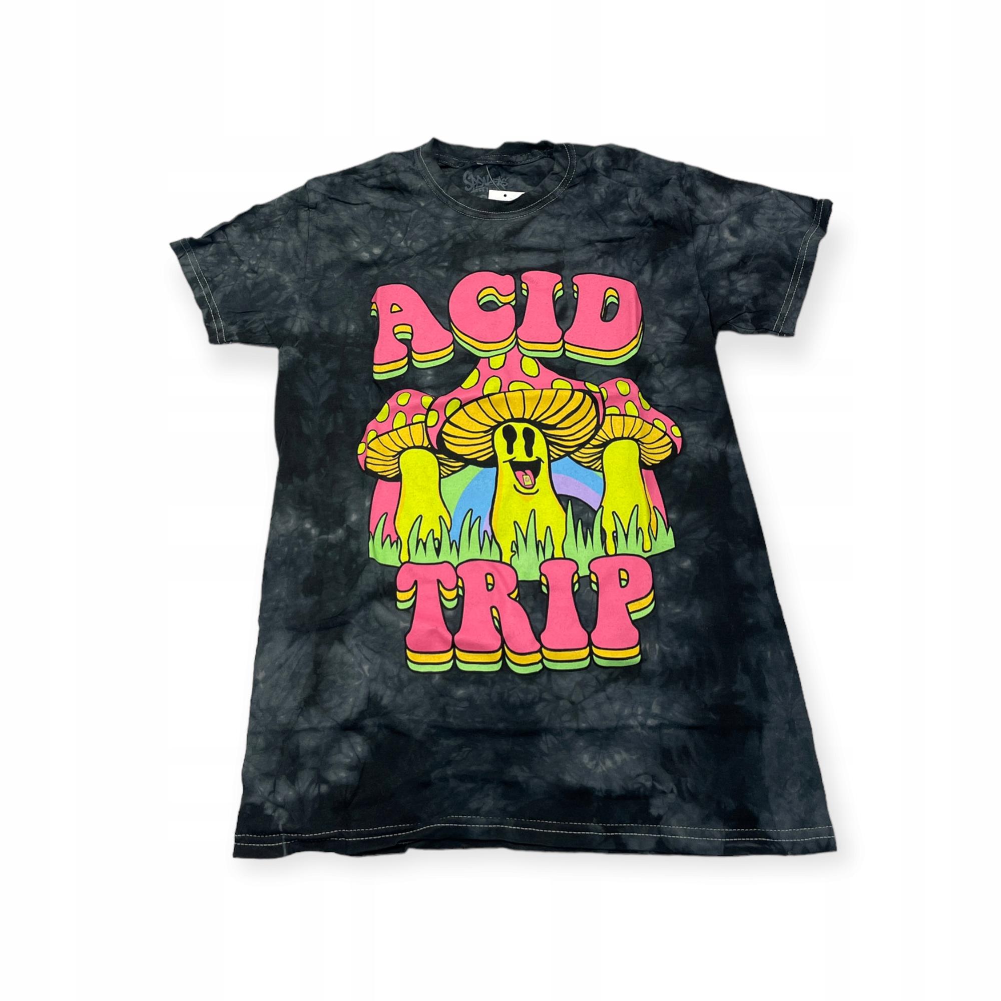 Outletup-clothes Koszulka T-shirt męski okrągły dekolt SPENCER'S NADRUK S