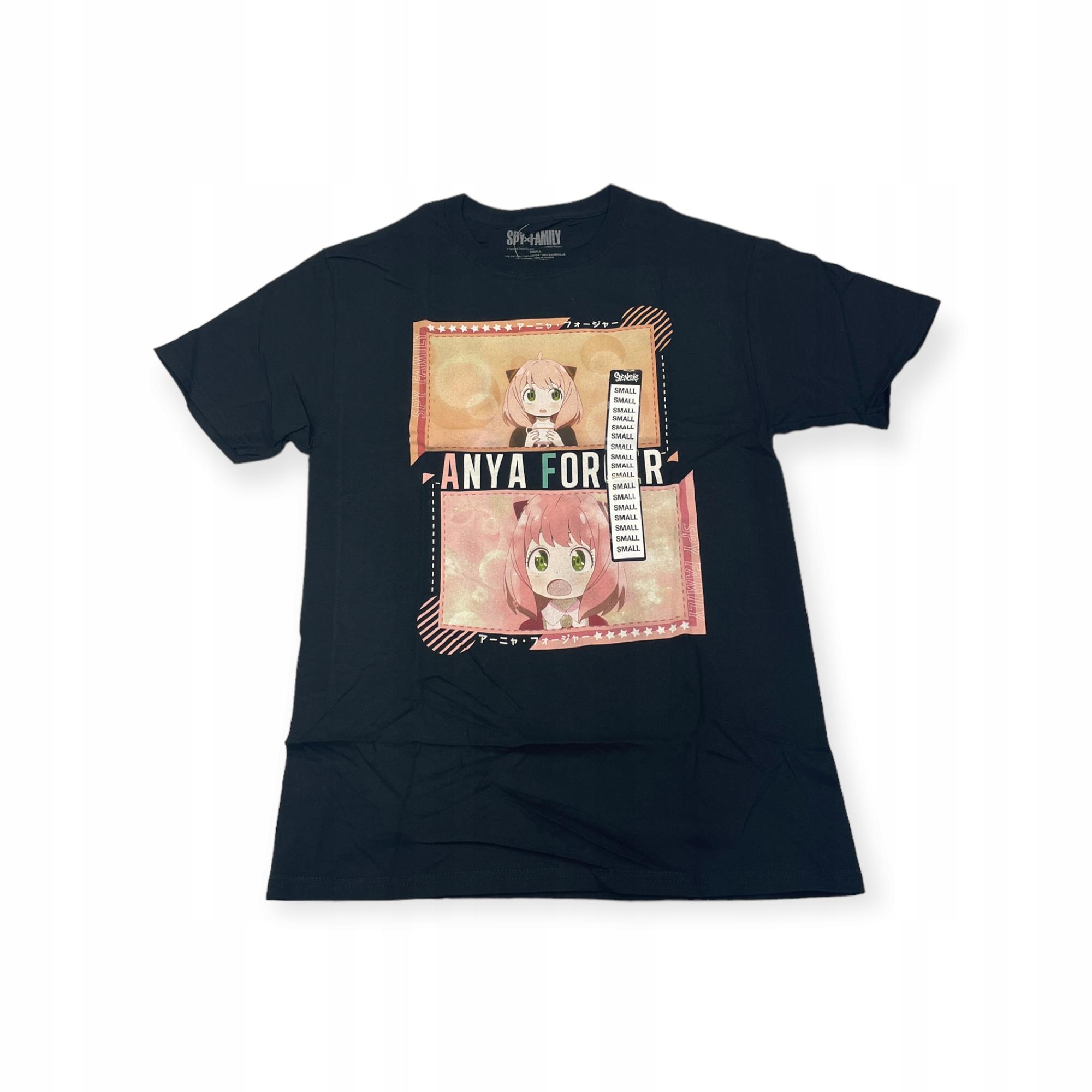Outletup-clothes Koszulka T-shirt męski okrągły dekolt SPENCER'S SPY X FAMILY XL