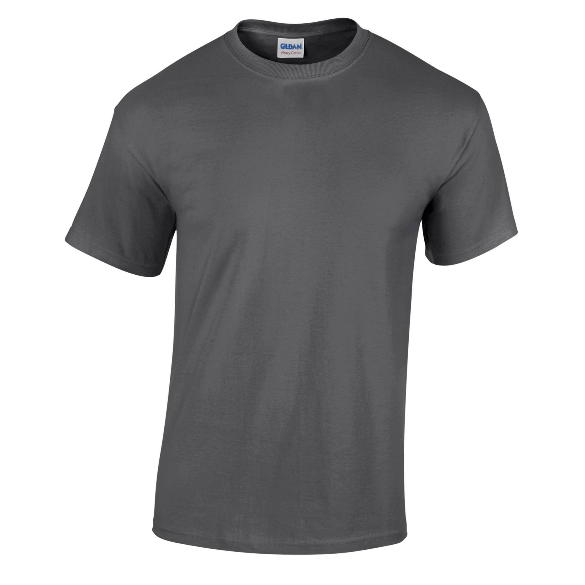 Gildan Heren Heather zwaar T-shirt XL bruin