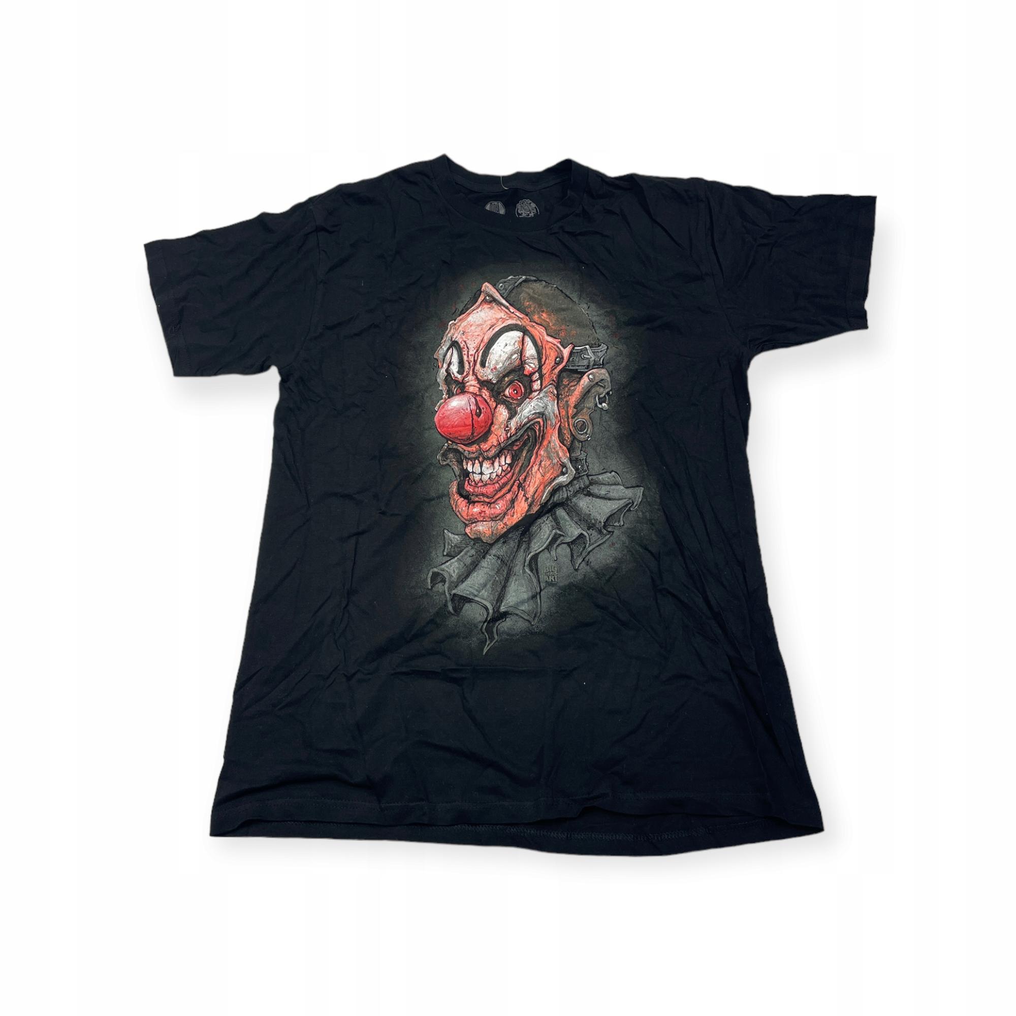 Outletup-clothes Koszulka T-shirt męski okrągły dekolt SPENCER'S NADRUK L