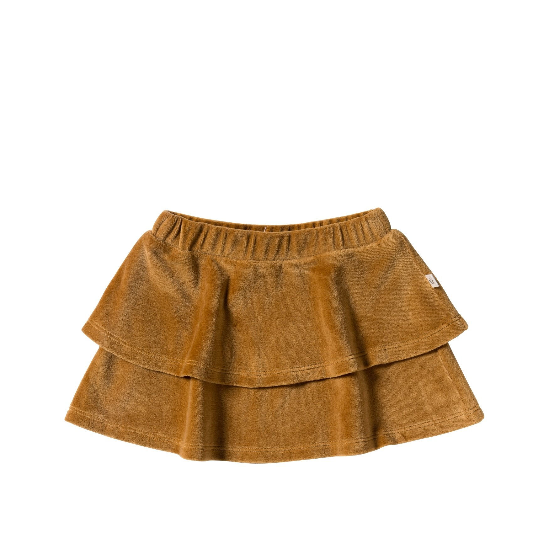 Your wishes winter rok meisjes - bruin - velvet, jersey