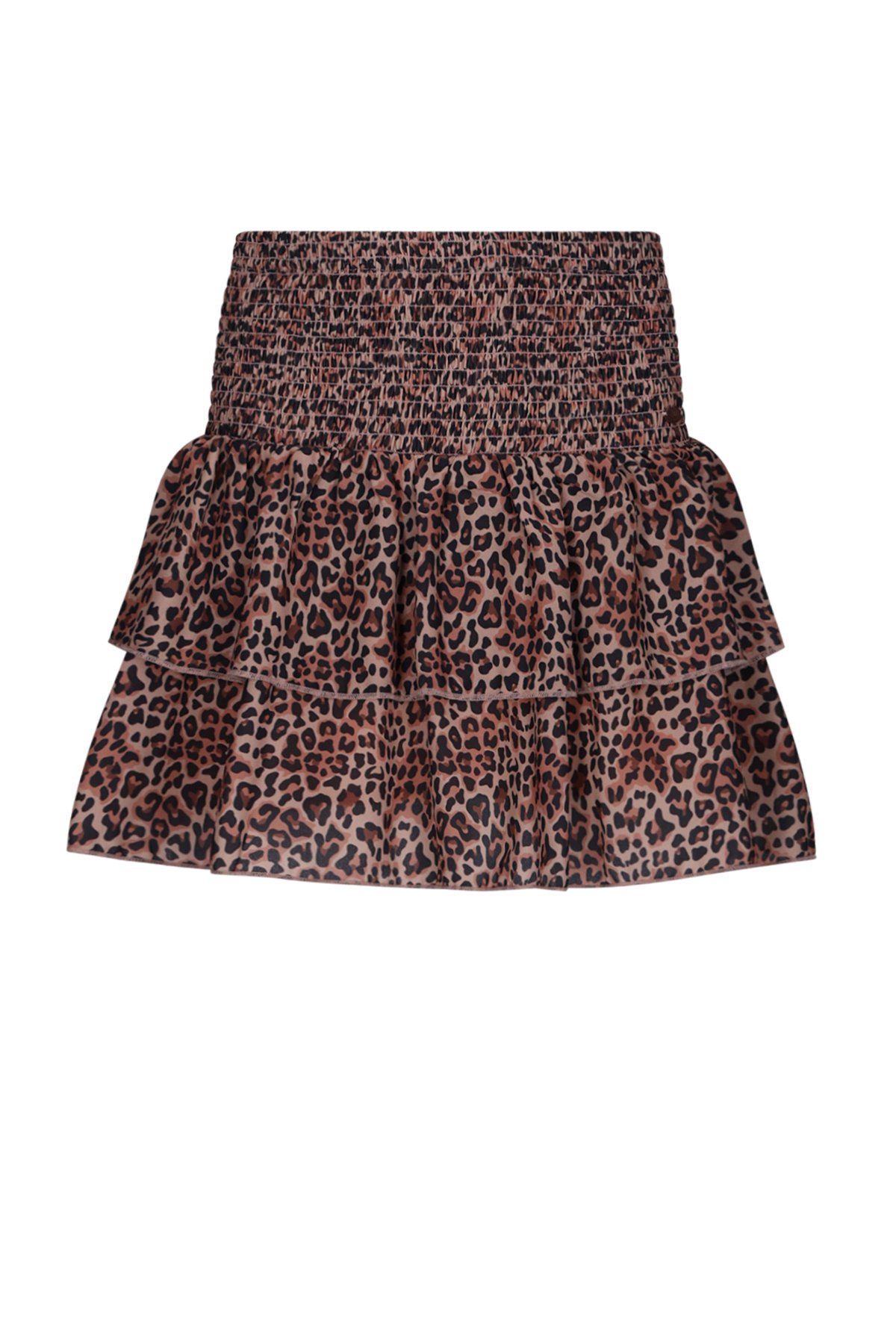 NoBell winter rok meisjes - bruin - Nika - smocked, laagjes