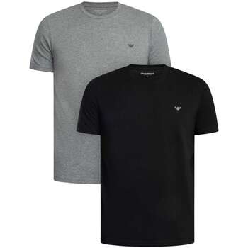 Emporio Armani T-shirt Korte Mouw  2-pack lounge ronde hals stretch T-shirt