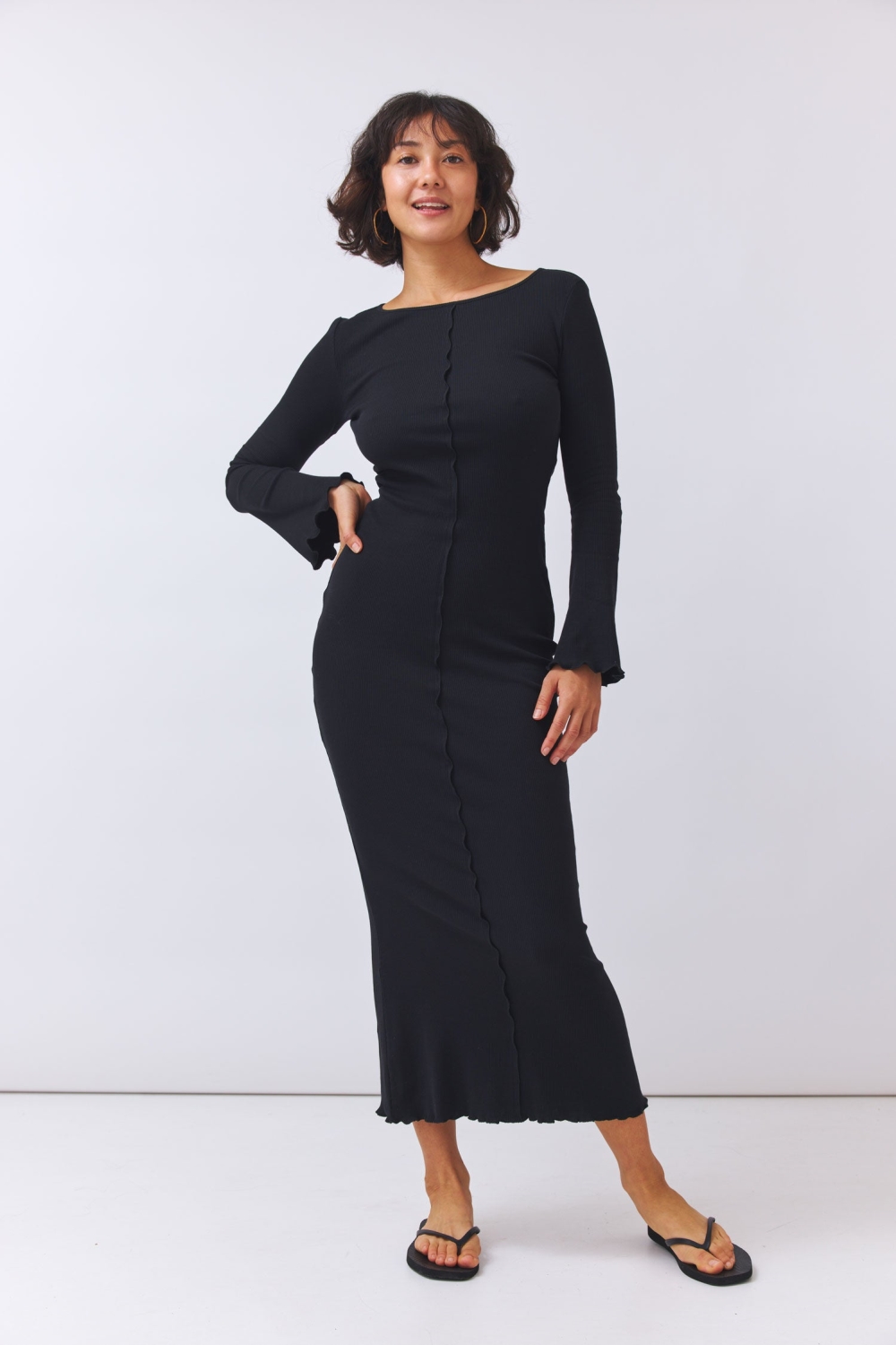 BaÃ¬ge the Label Damen vegan Kleid Bastienne Schwarz