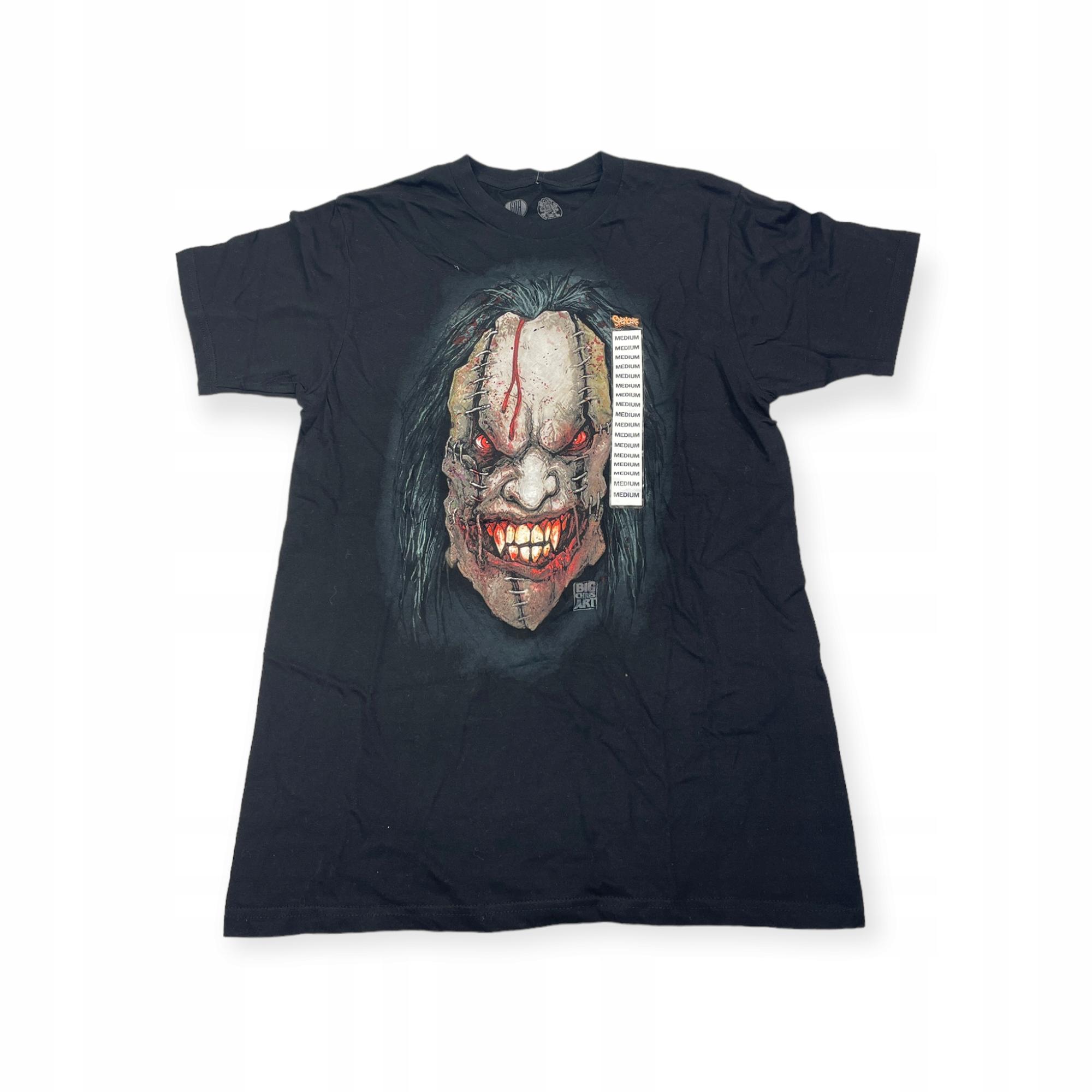 Outletup-clothes Koszulka T-shirt męski okrągły dekolt SPENCER'S NADRUK M