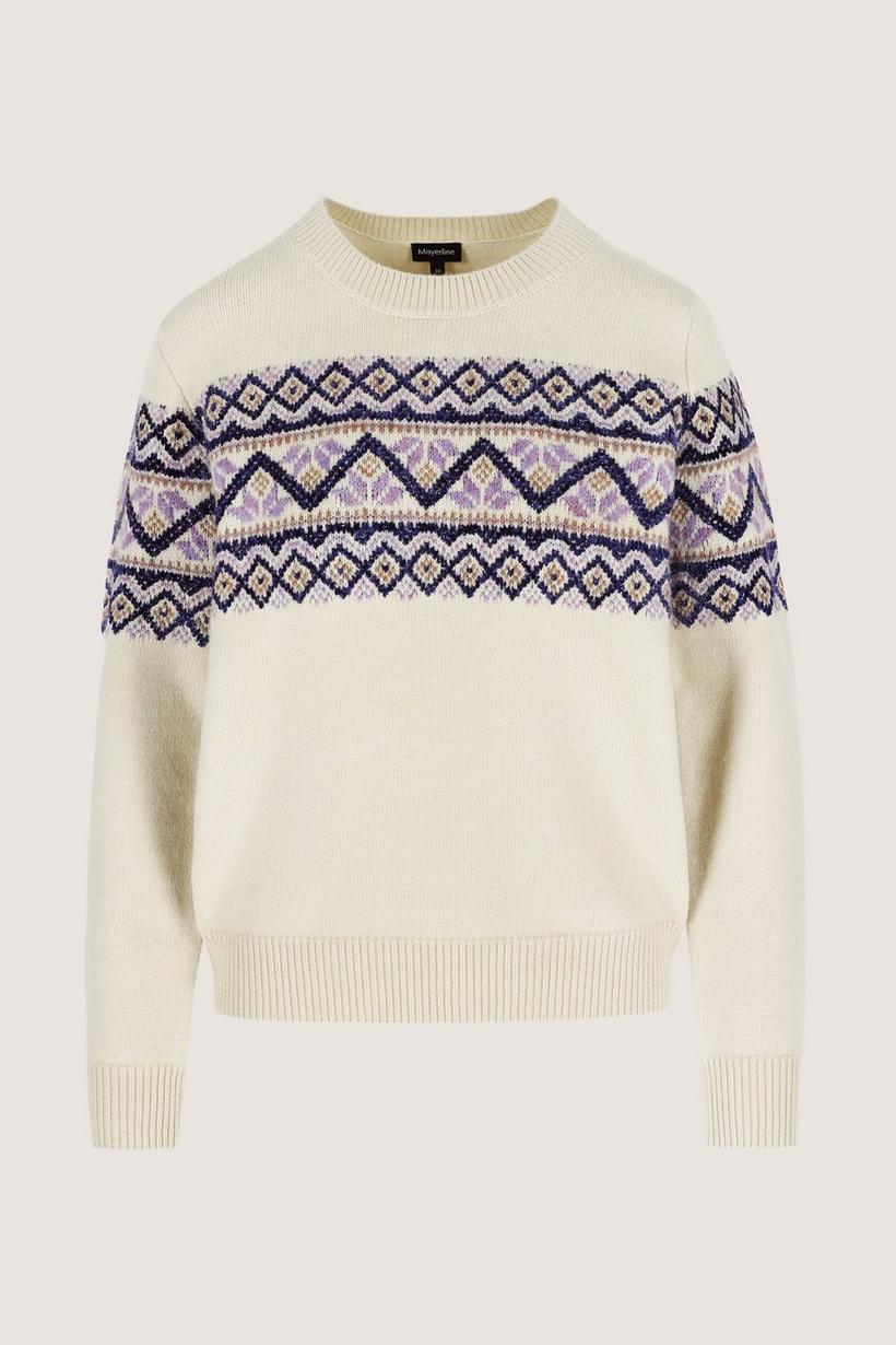 Mayerline Noorse Trui Met Jacquard