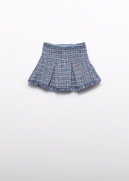 Abel & Lula winter rok meisjes - licht blauw