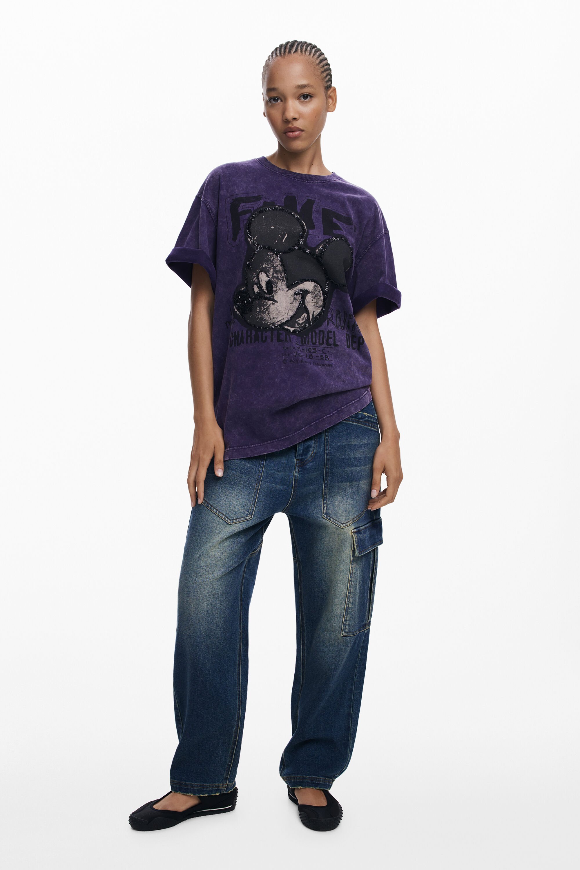 Desigual Mickey™ FAME T-shirt - BLACK