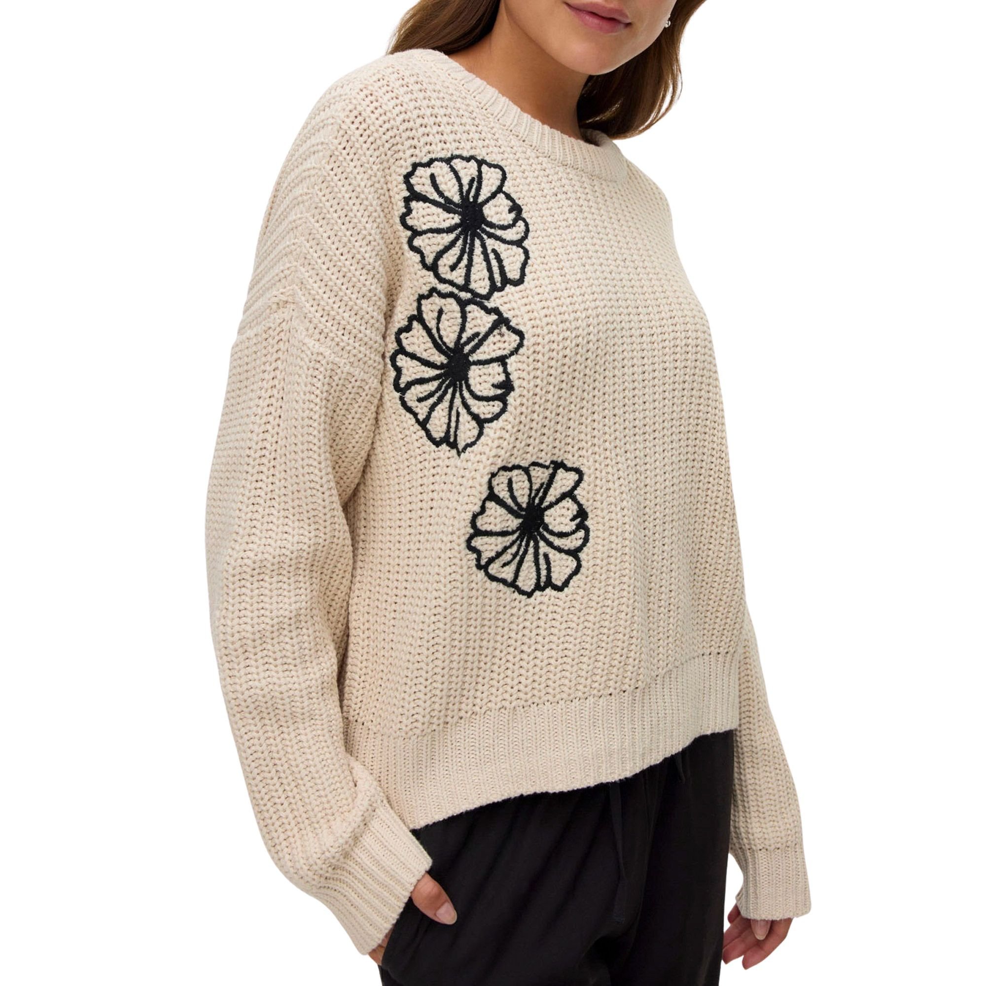 Vero Moda Trui met ronde hals VMLAURA LS O-NECK PULLOVER BOO