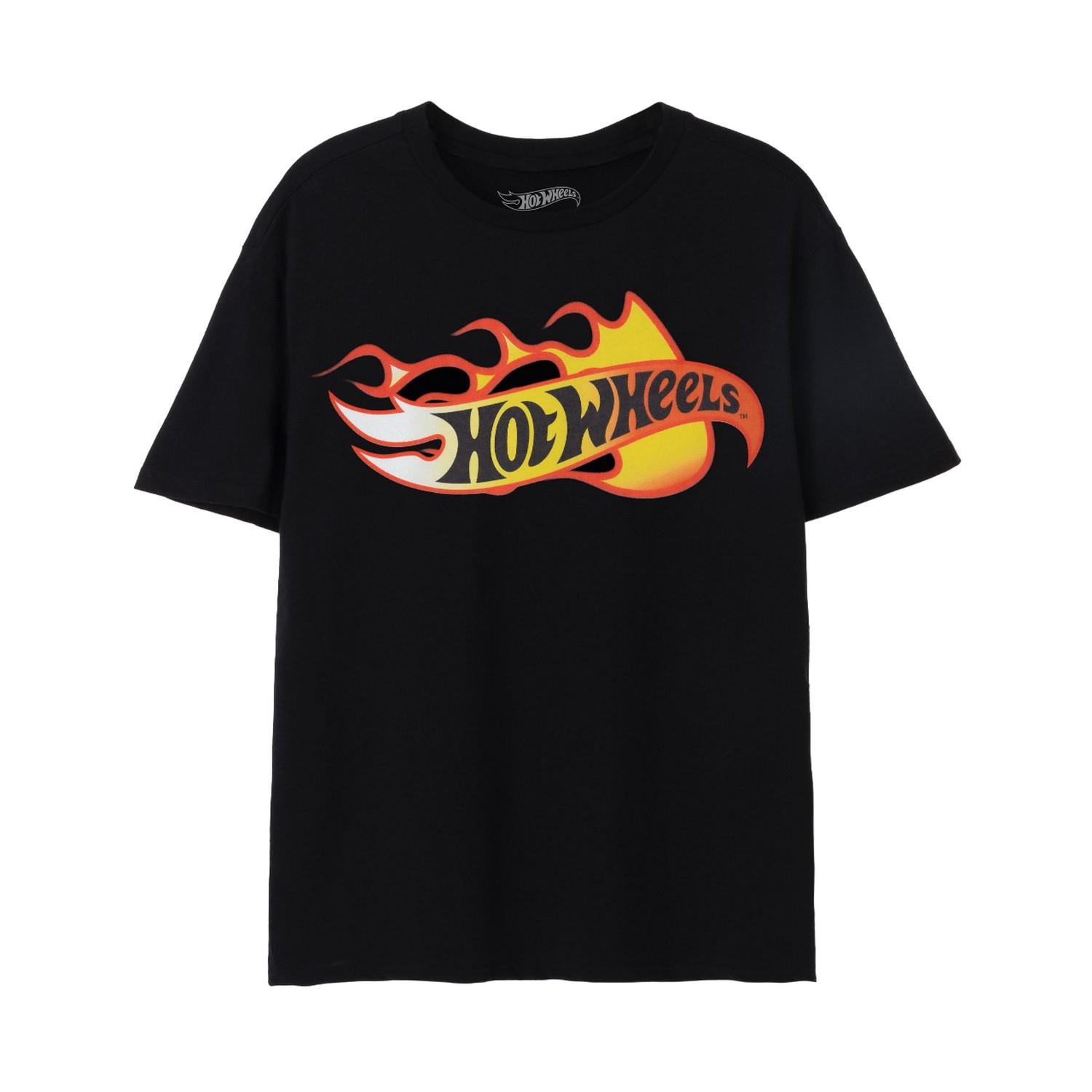 Hot Wheels T-shirt met vlammenlogo voor heren S