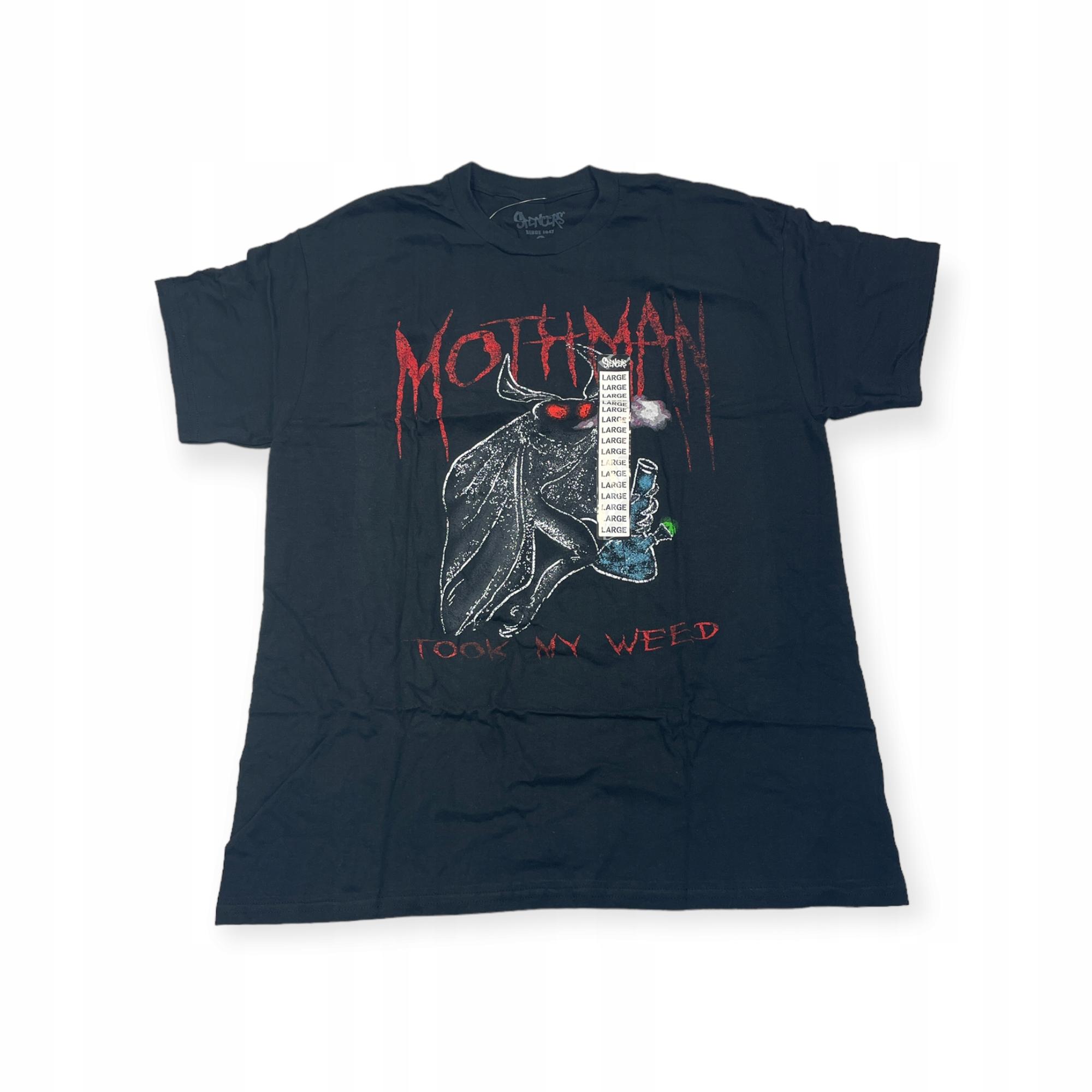 Outletup-clothes Koszulka T-shirt męski okrągły dekolt SPENCER'S NADRUK S
