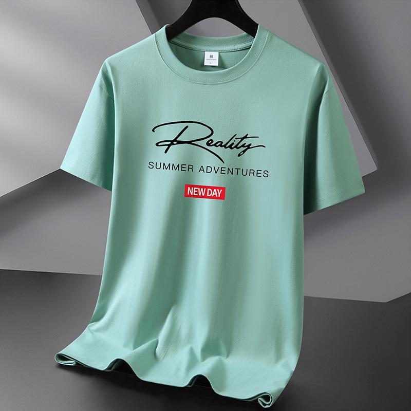 AI Supermarket Unisex Pure Katoenen Korte Mouw Trendy Casual T-shirts - Grote Maten Zomer Tops XL