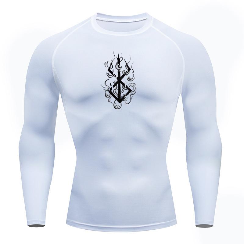 Clothing No.1 Anime Heren Compressie Shirt Fitness Sport Hardloop Tight Gym T-shirts Atletische Workout Snel Drogende Tops T-shirt Zomertop y2k S