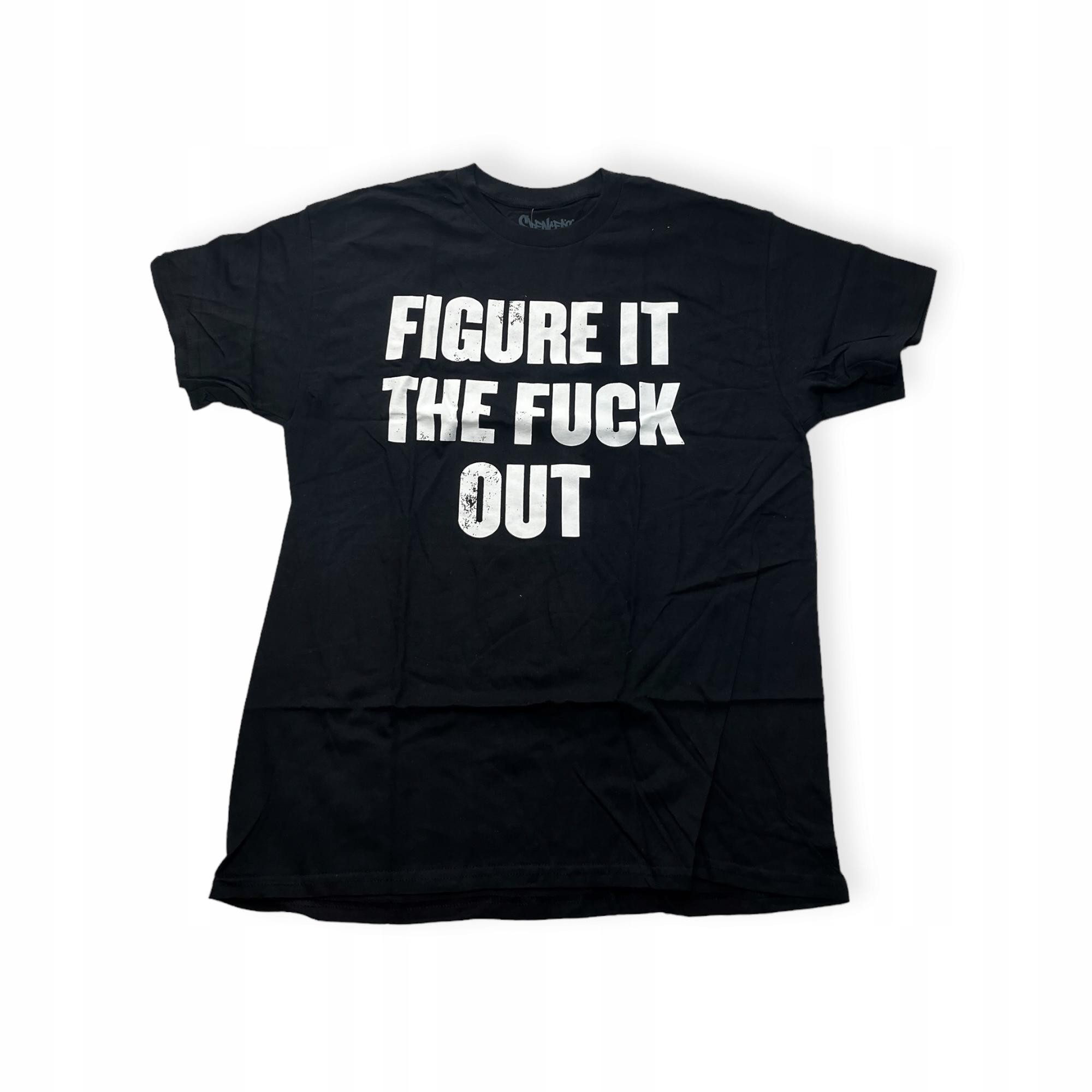 Outletup-clothes Koszulka T-shirt męski okrągły dekolt SPENCER'S nadruk XL