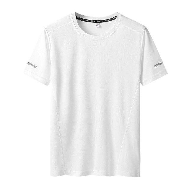 Happy Oversize T-shirt Mannen Plus Size Mannen T-shirts 7xl 8xl 9xl Grote Maat Zwart Wit Basic Zomer Tees Effen kleur Oversize Hip Hop Tops Mannelijke 7XL